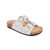 Sandalias Via Uno White 62388, Mujer