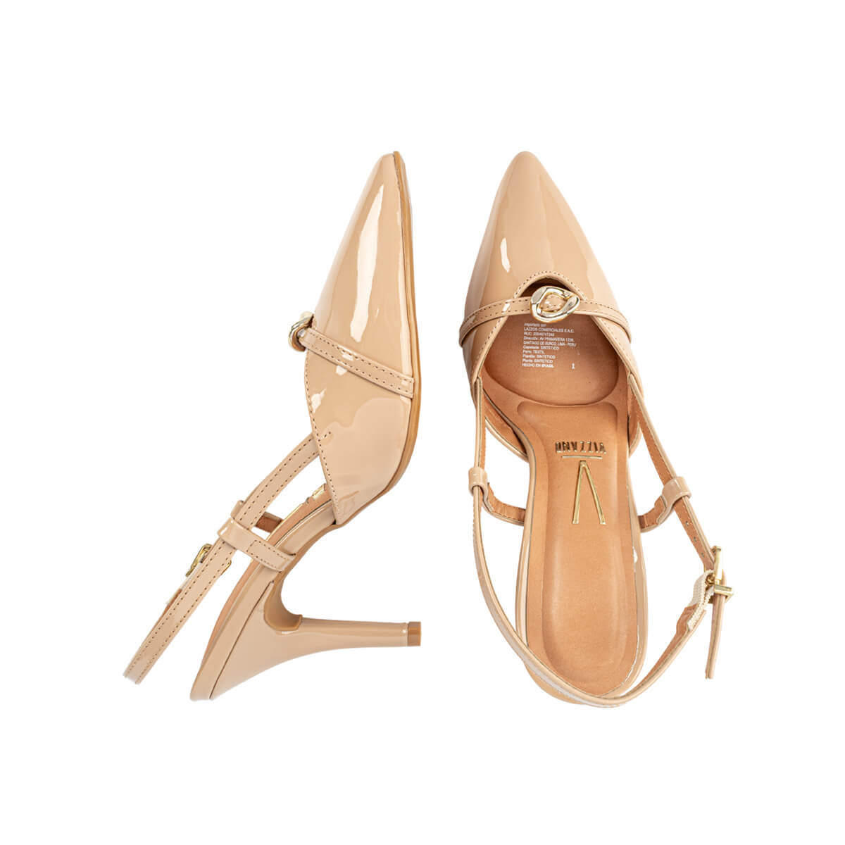 Zapatos Vizzano Charol Beige 62716, Mujer