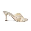 Sandalias Via Uno Dorado 62875, Mujer
