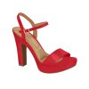 Sandalias Vizzano Charol Rojo 53807, Mujer