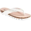 Sandalias Via Uno White 62400, Mujer