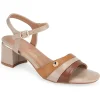 Sandalias Via Uno Beige Multi, Mujer