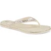 Sandalias Via Uno Gold 60499, Mujer