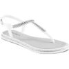 Sandalias Via Uno Silver, Mujer