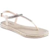 Sandalias Via Uno Gold 63132, Mujer