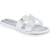 Sandalias Via Uno Silver 63126, Mujer