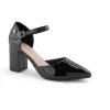 Zapatos Via Uno Black 63721, Mujer