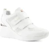 Zapatillas Via Uno Plataforma White, Mujer