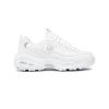 Zapatillas Skechers White Silver, Mujer