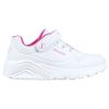 Zapatillas Skechers White Pink 62676, Niña